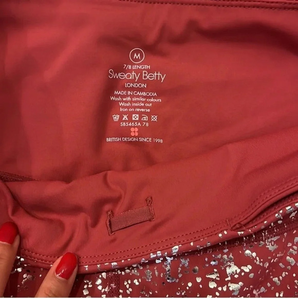 NWT SWEATY BETTY GODDESS 7/8 LEGGINGS - Picture 2 of 3